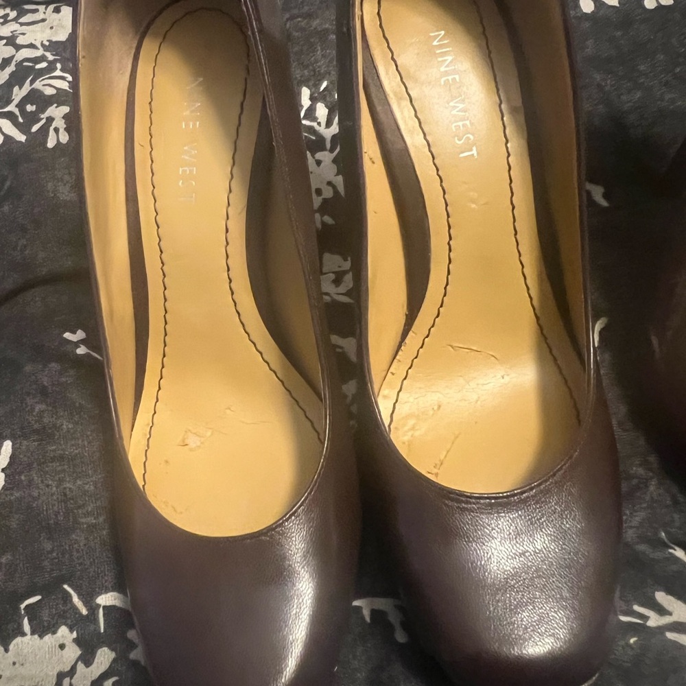 Nine West Dark Brown Heels
